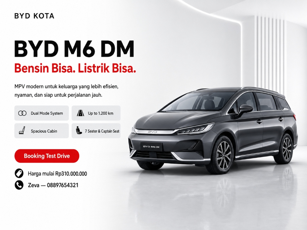 BYD Kota Campaign BYD M6 DM Showcase